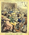 Crowding to the Pit from Theatrical Pleasures - G. Humphrey