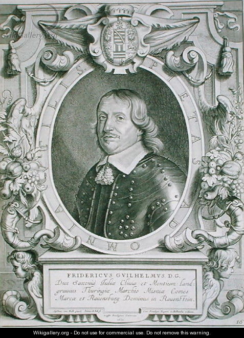Frederick William Elector of Saxony - (after) Hulle, Anselmus van