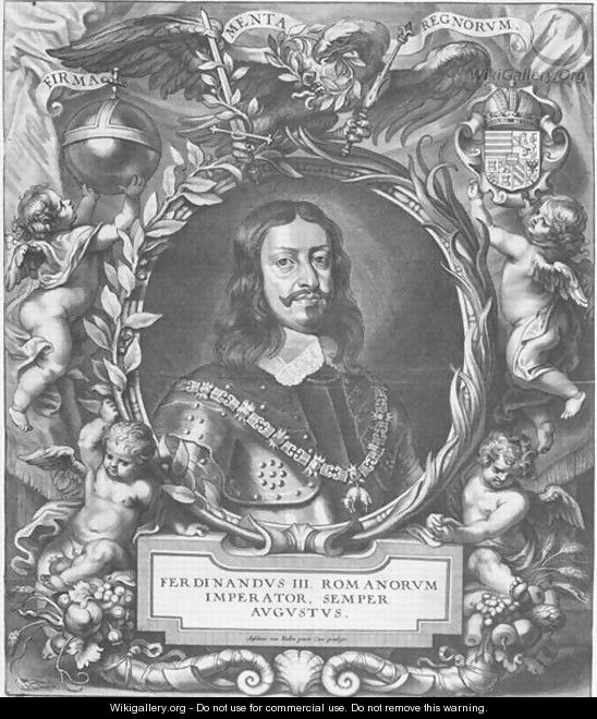 Portrait of Ferdinand III Holy Roman Emperor - (after) Hulle, Anselmus van