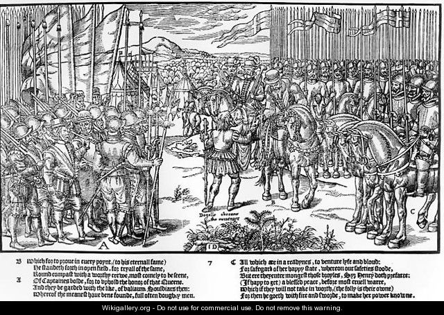 Sir Henry Sidney 1529-86 and his Army - Friedrich van Hulsen