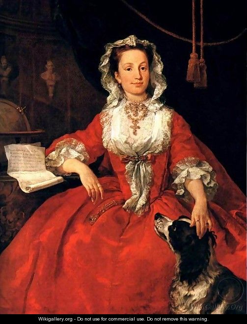 Portrait Of Mary Edwards - William Hogarth