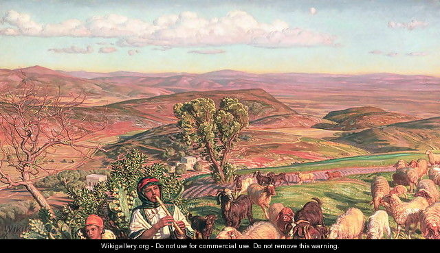 Plain of Esdraelon from the Heights above Nazareth - William Holman Hunt