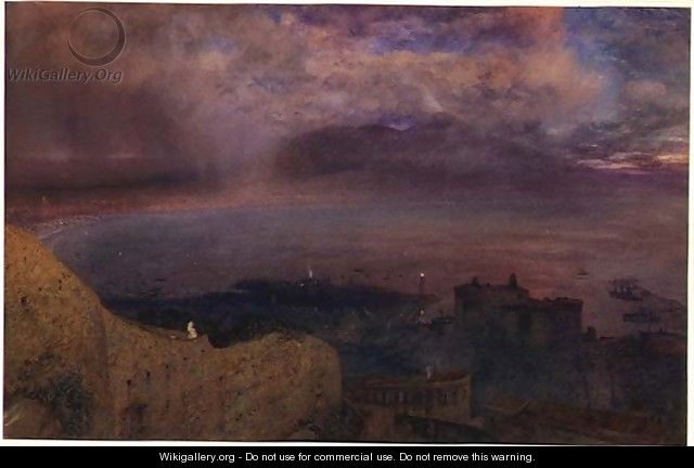 Naples or Land of Smouldering Fire - Alfred William Hunt