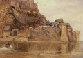 The Ramparts Mont Saint Michel - Alfred William Hunt