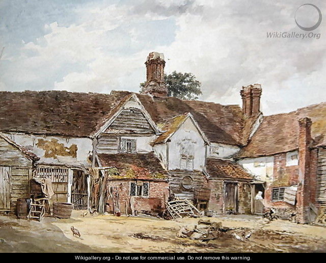 Old Farm Buildings - William Henry Hunt