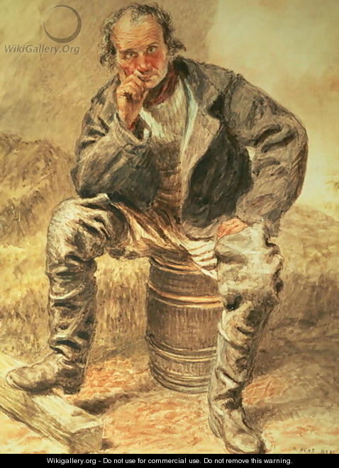 An Oysterman - William Henry Hunt