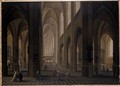 Interior of a Gothic Church - Pierre Joseph Lafontaine
