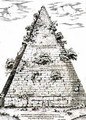 The Pyramid of Caius Cestius built - Antonio Lafreri