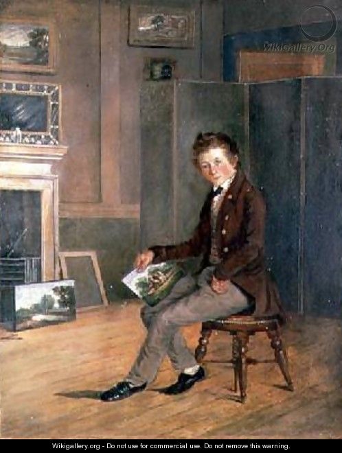 Portrait of Joseph Stannard 1797-1830 as a Youth - Robert Ladbrooke