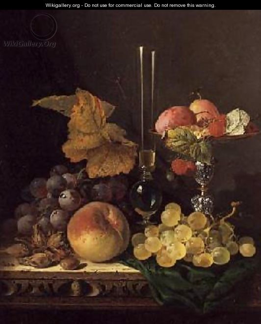 Still Life with Fruit and Nuts - Edward Ladell