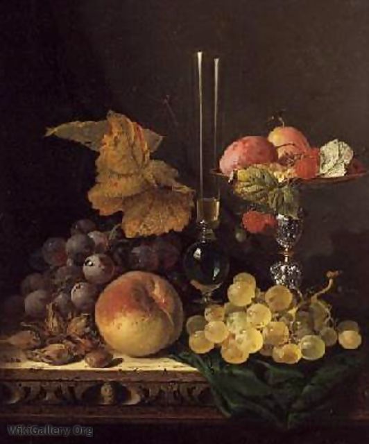 Still Life with Fruit and Nuts - Edward Ladell