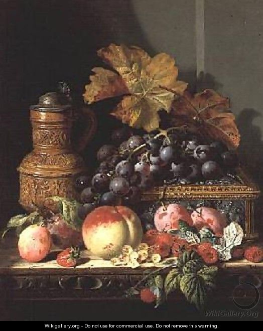 A Still life of Fruit - Edward Ladell