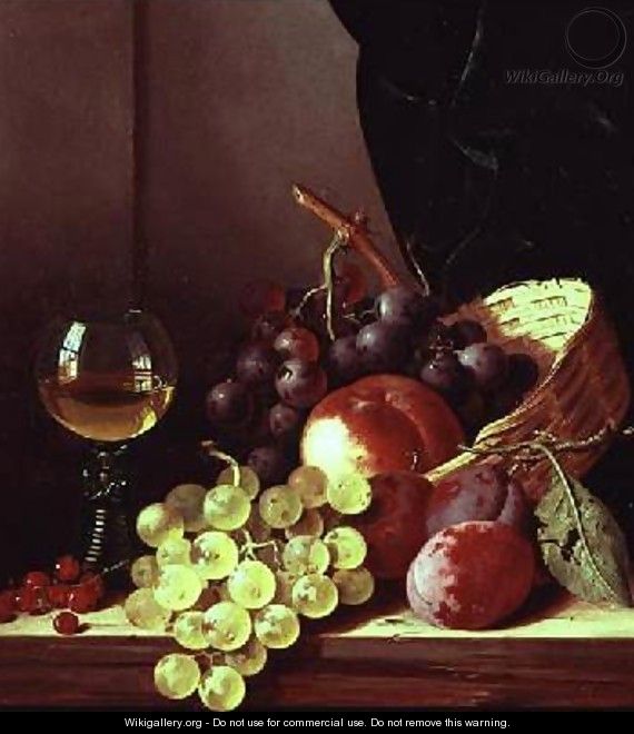 Grapes and plums - Edward Ladell