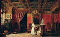 Princess Marie dOrleans 1813-39 in her Gothic Studio in the Palais des Tuileries - Prosper Lafaye or Lafait