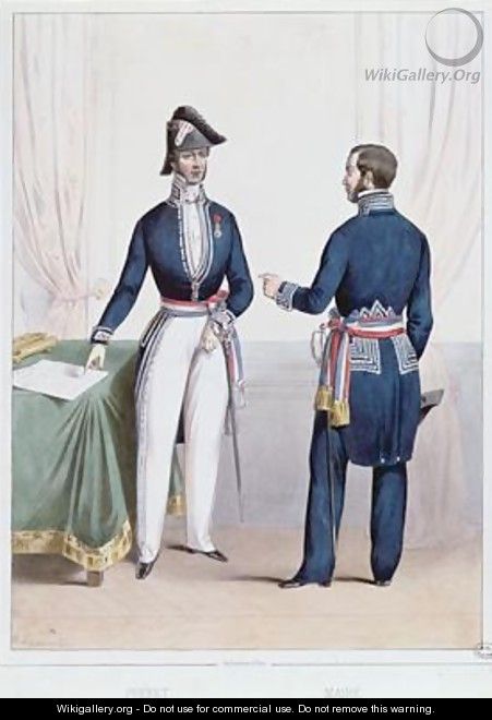 French Prefect and Mayor during the period 1830-47 of the July Monarchy in France - (after) Lacauchie, Alexandre