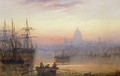 The Pool of London at Sundown - Charles John de Lacy