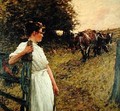 The Farmers Daughter - Henry Herbert La Thangue