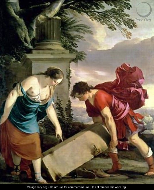 Theseus and his Mother Aethra - Laurent de La Hyre