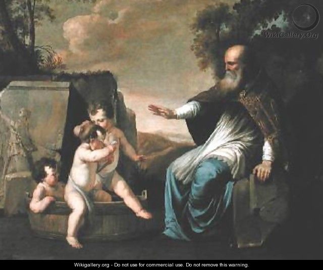 St Nicholas Resurrecting Three Children - (attr. to) La Hyre, Marguerite de