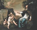 St Nicholas Resurrecting Three Children - (attr. to) La Hyre, Marguerite de