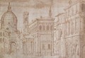 Architectural Capriccio - Baldassare (Baldassare da Urbino) Lanci