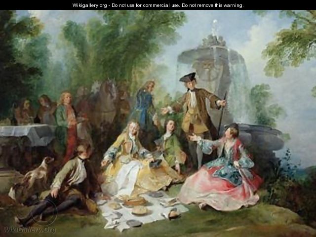 The Hunting Party Meal - Nicolas Lancret