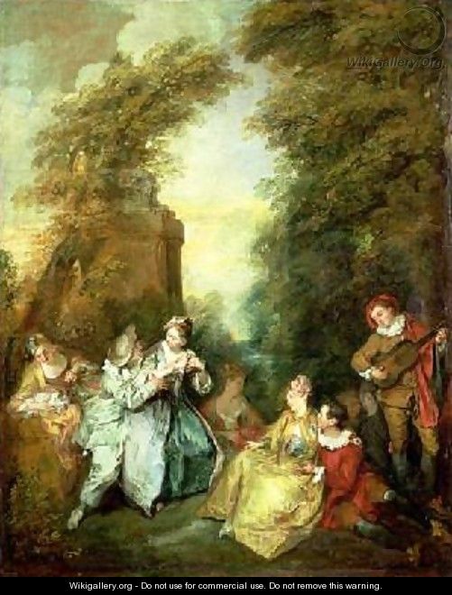 Conversation Galante - Nicolas Lancret