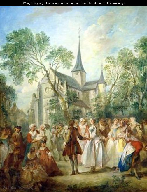 The Wedding Dance - Nicolas Lancret