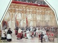 The Marriage of Ferdinand Philippe 1810-42 duc dOrleans and Helene Louise de Mecklembourg 1814-58 in the Grand Chapel of Fontainebleau - Eugene Louis Lami