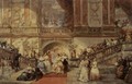 A Ball at the Town Hall - Eugene Louis Lami