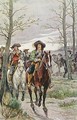 Battle of Rocroi: Gassion on a reconnaissance of the surrounding woods - Alphonse Lalauze