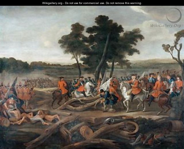 The Battle of Malplaquet 2 - Louis Laguerre