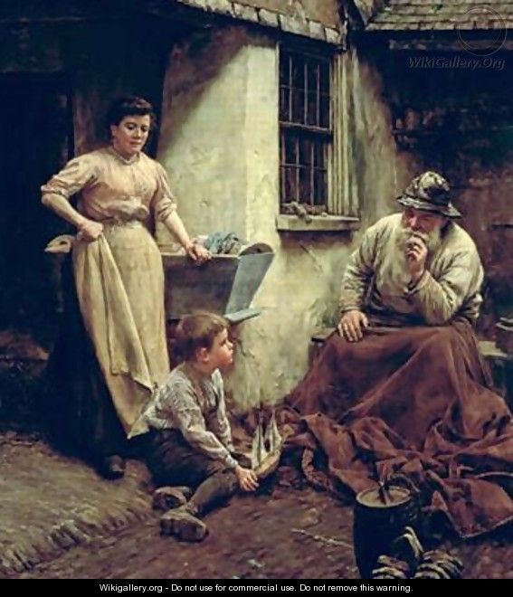 A Chip off the Old Block - Walter Langley