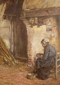 Old Woman Peeling Potatoes - Walter Langley