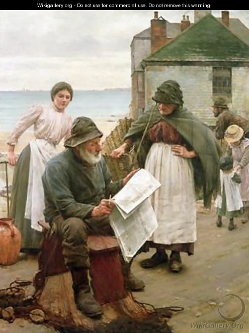 When the Boats are Away 2 - Walter Langley