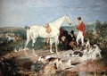 Study for Hunters and Hounds - Sir Edwin Henry Landseer