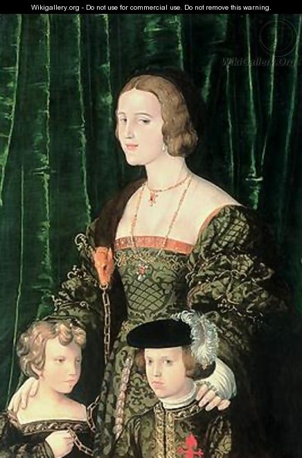Joanna the Mad of Castille 1479-1555 the Young Charles V 1500-58 and his sister - (attr.) Landshut, Nicolaus Alexander Mair von