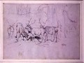 Group of Stags - Sir Edwin Henry Landseer