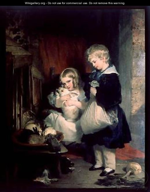 The Children of the Hon Col Seymour Bathurst - Sir Edwin Henry Landseer
