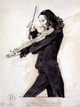 Niccolo Paganini 1782-1840 Playing the Violin - Sir Edwin Henry Landseer