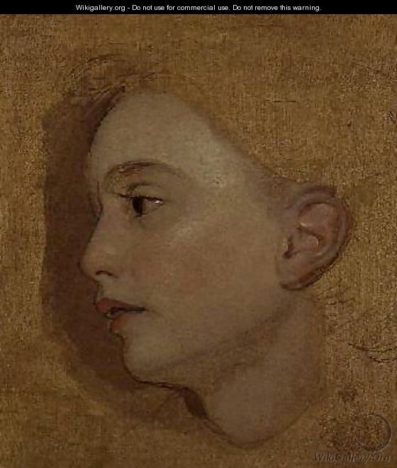 Portrait study of a Girl - Sir Edwin Henry Landseer