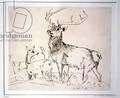 Stag and Does - Sir Edwin Henry Landseer