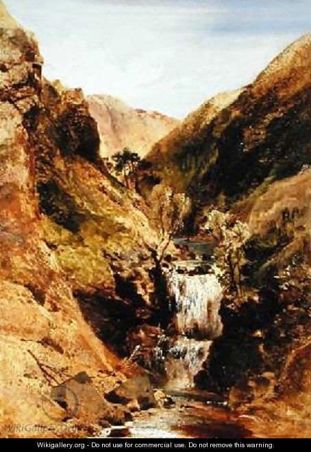 Highland Stream or Highland Landscape Glen Tilt - Sir Edwin Henry Landseer