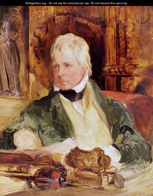 Portrait of Sir Walter Scott - Sir Edwin Henry Landseer