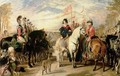 Queen Victoria and the Duke of Wellington reviewing the Life Guards Windsor Great Park in the distance - Sir Edwin Henry Landseer