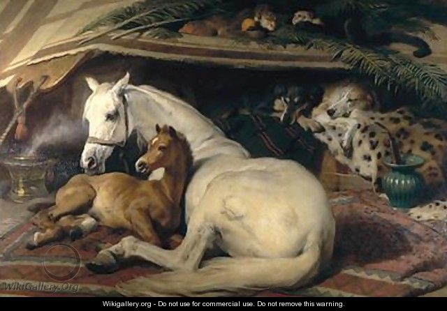 The Arab Tent - Sir Edwin Henry Landseer