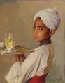 A Nubian Serving Boy - Philip Alexius De Laszlo