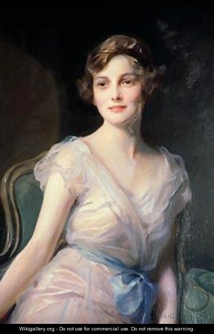 Portrait of Miss Leicester Warren - Philip Alexius De Laszlo