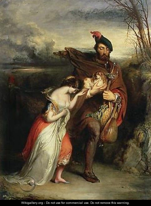 The Gow Chrom Reluctantly Conducting the Glee Maiden to a Place of Safety - Robert Scott Lauder