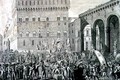 The Morning of the 3rd of June 1799 when the Florentine People Celebrated the Raising of the Grand Ducal Arms - (after) Lasinio, Carlo